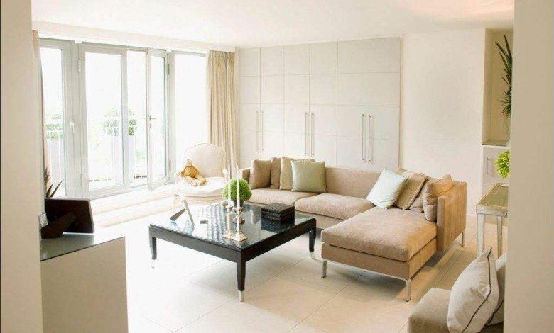 salon moderno color beige