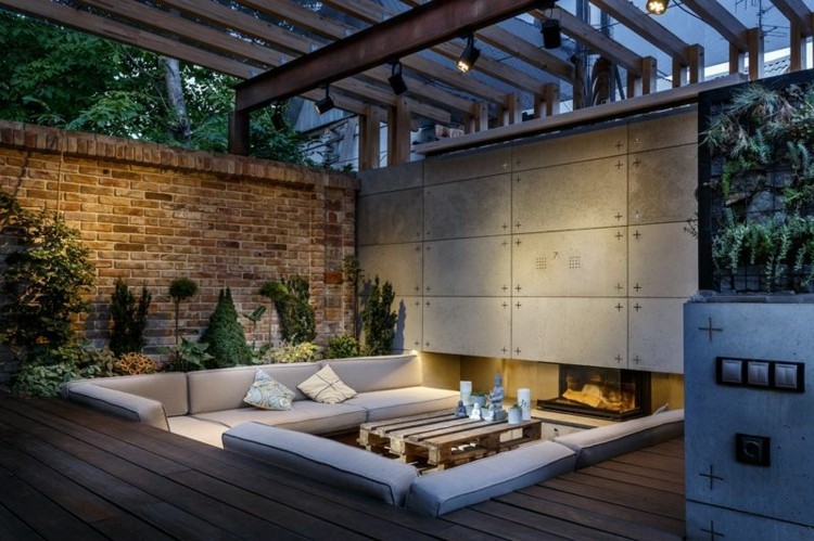 Salones modernos ideas para exteriores de lujo y confort.