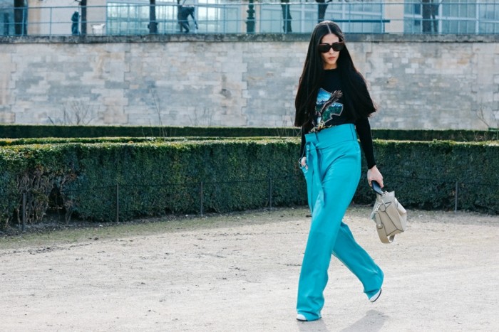 pantalon de color azul ropa invierno 2015 pantalon azul ideas