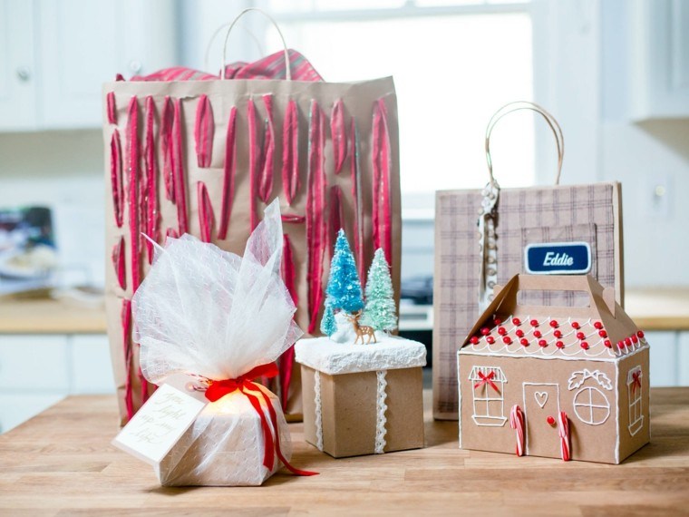 adornos navideños carton reciclado