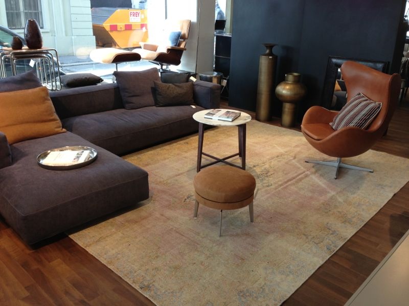 alfombra moderna salon sillones preciosos ideas