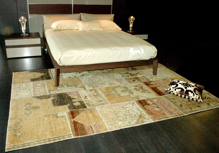 alfombras modernas vintage dormitorio ideas