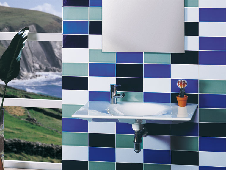 revestimiento baño azulejos modernos
