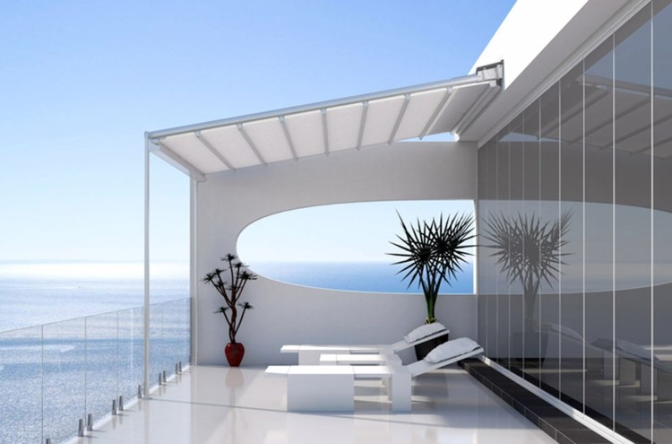 terraza moderna estilo minimalista