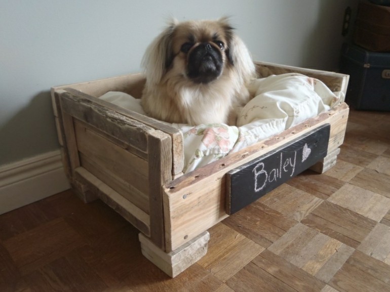 camita de perro de pallet casita perro madera pallet