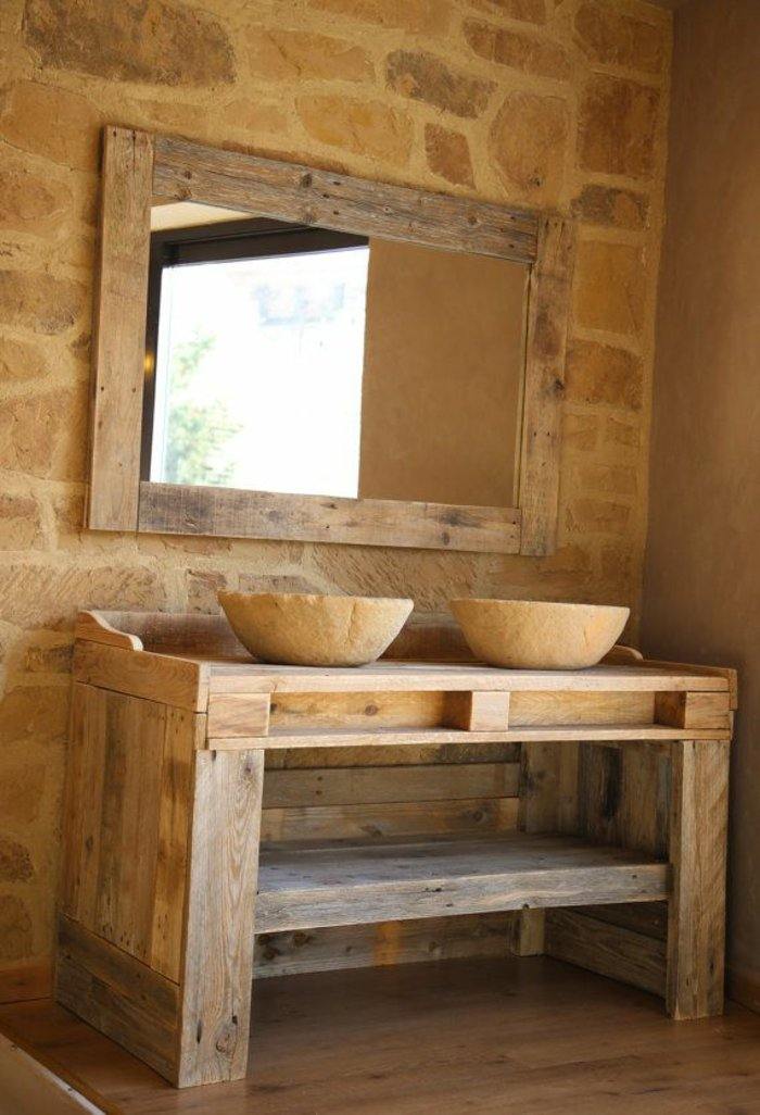 muebles baño pallet madera