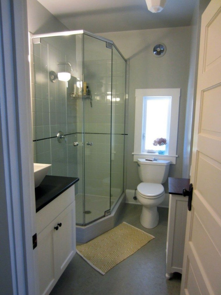 cuarto baño moderno cabina ducha