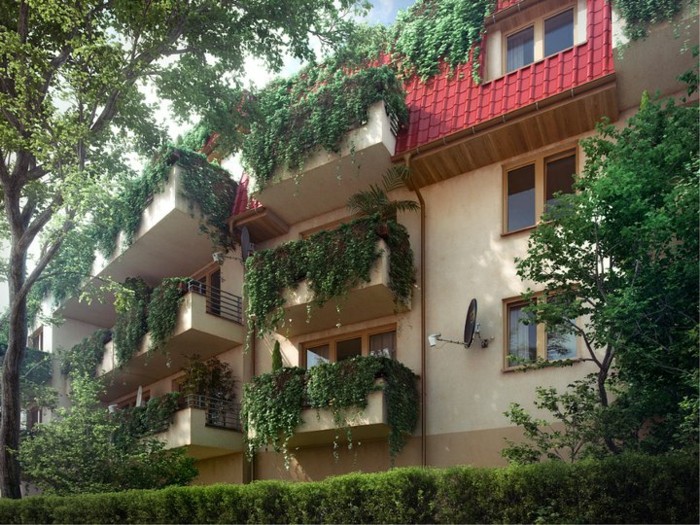 plantas colgantes decoracion de balcones soluciones exteriores cascada