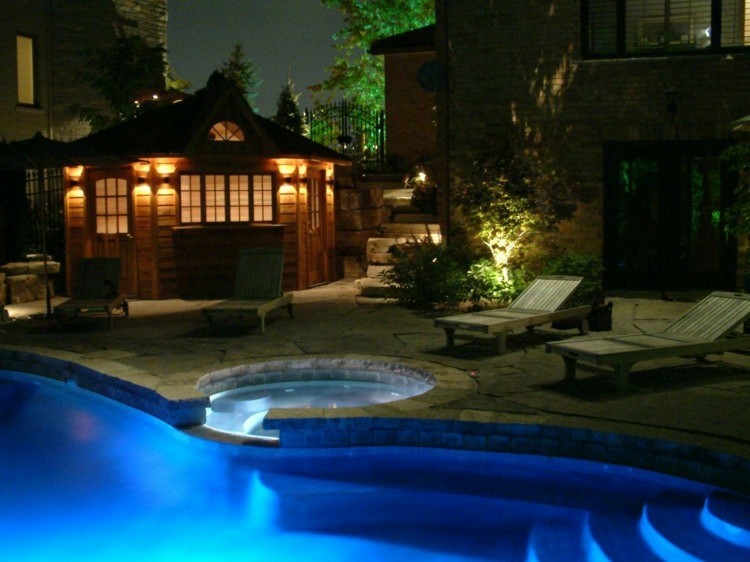 piscina de diseño decorado estilos casas ideas azules