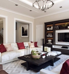 Chimeneas bioetanol y televisor integrado en la pared