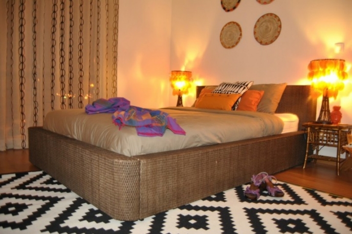 Decoracion etnica para interiores - artesanía y color