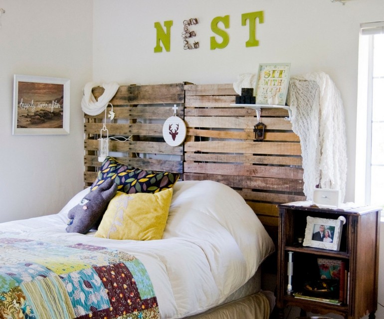 estupendo cabecero de cama de madera estupendo cabecero cama pallet madera