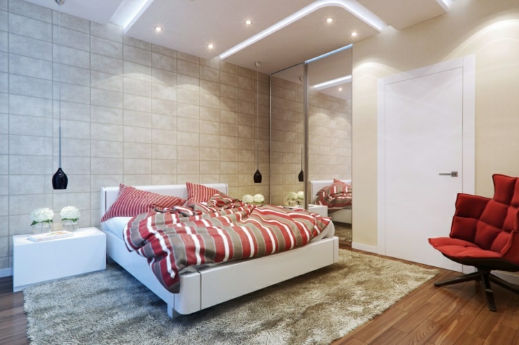 techo con led lineas ideas soluciones cojines led