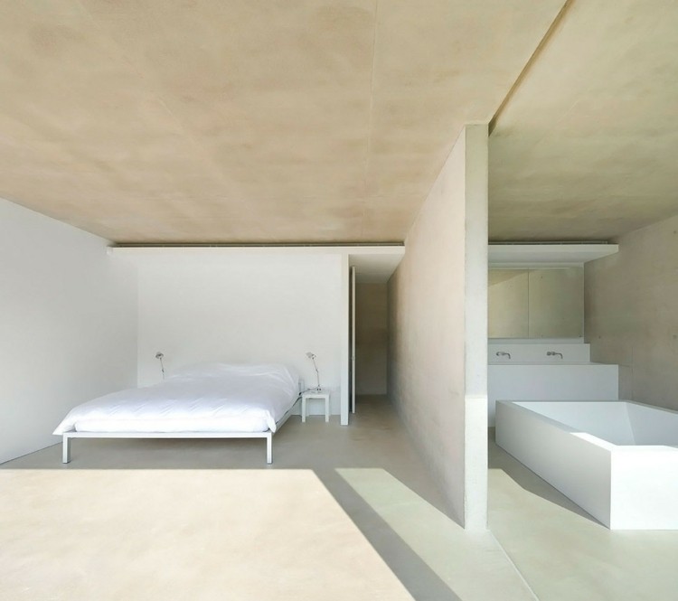 diseño minimalismo habitacion cuarto baño