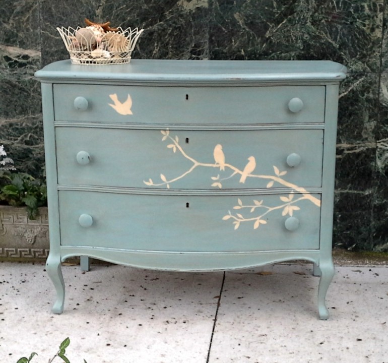 Aparador vintage para la decoración Shabby chic Armario Cama Abatible Vertical ~ Aparador vintage para la decoración Shabby chic