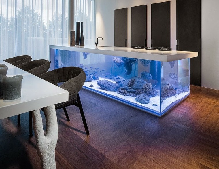 muebles diseno original cocina moderna acuarium ideas