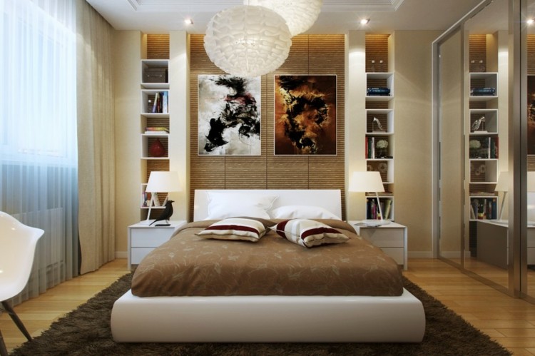 cama simple paredes detalles ideas soluciones calido estilos
