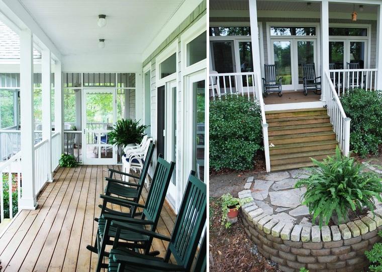 Porches para terrazas - modelos de espacios semicubiertos