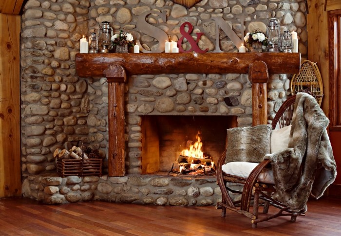 Chimeneas rusticas de leña para estancias acogedoras.