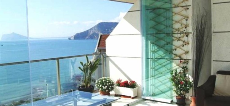 terrazas acristaladas diseño moderno vistas