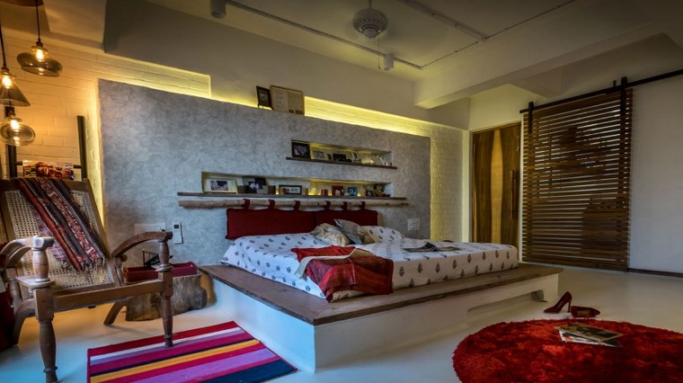 Skyward Inc estilo oxidental dormitorio ideas
