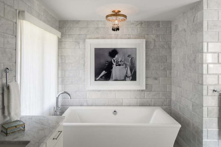 baños con bañera ideas cuadros imagenes metales