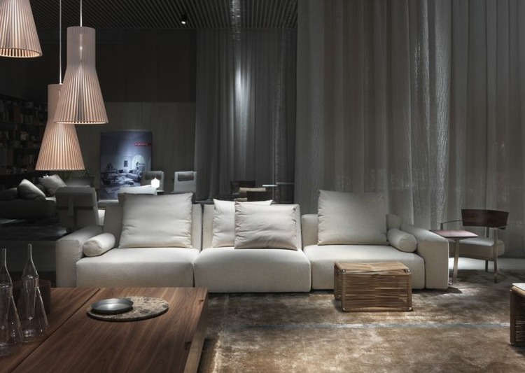 calido elegantes salones diseños mueble calido