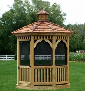 Cenadores de madera para aislar y dar sombra - 50 diseños.