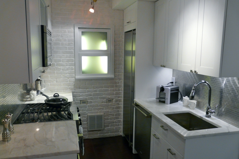 cocina pequeña diseño moderno