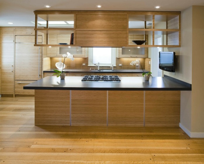 cocinas mobiliario diseño estilos maderas suelos