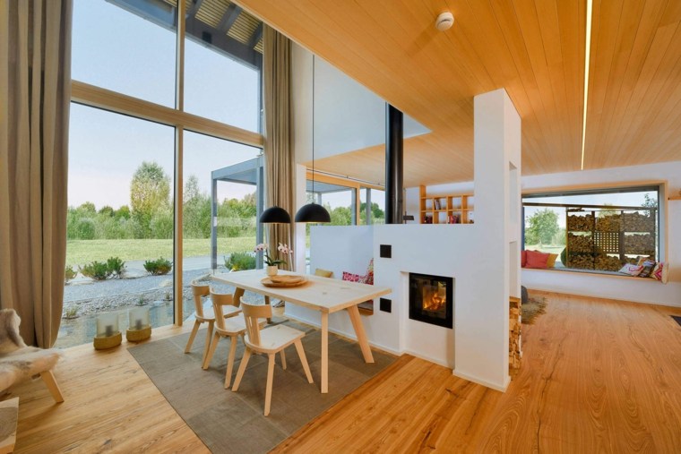 interior moderno madera natural