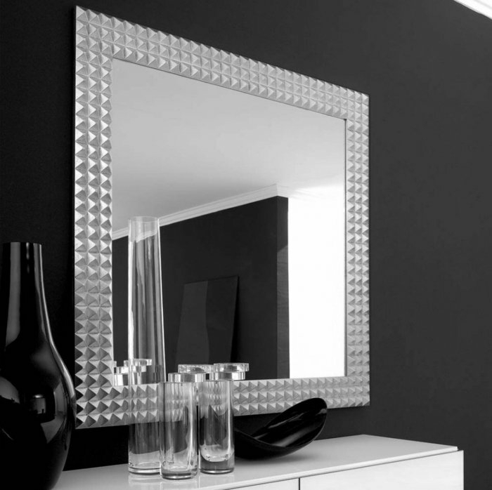 contrastes negro blanco detalles espejo