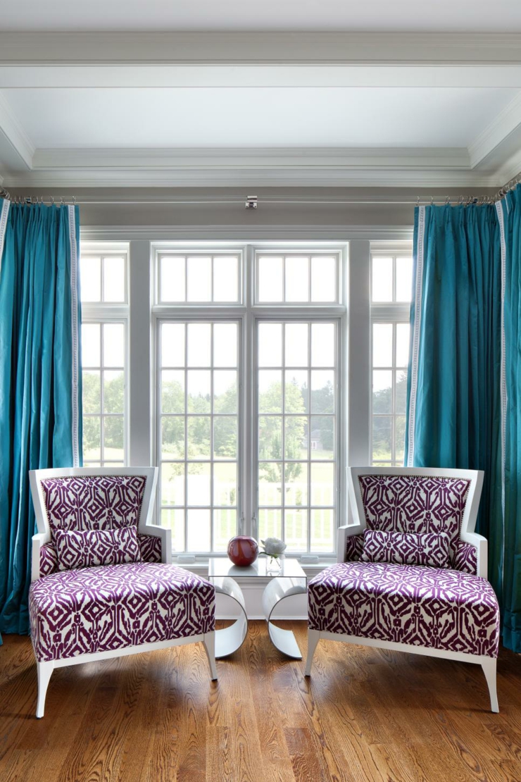 cortinas para salon ideas ideas estilos azules maderas