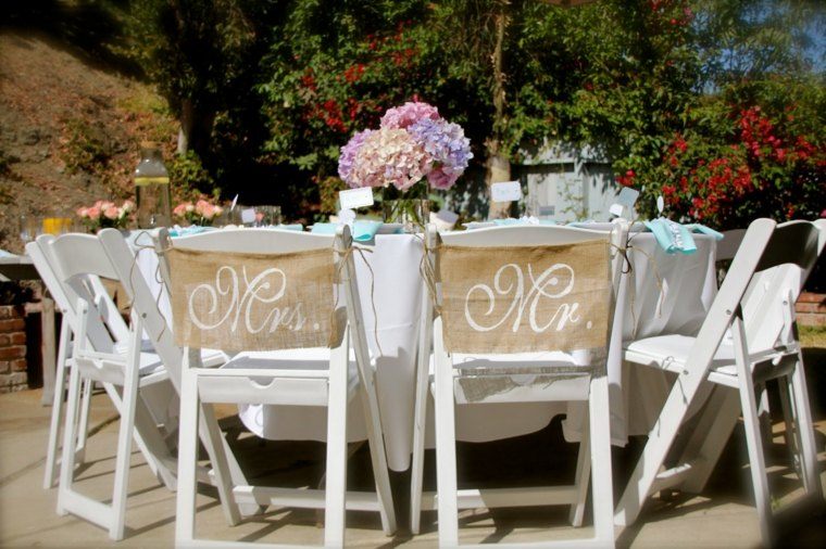 decoracion boda vintage sillas blancas ideas