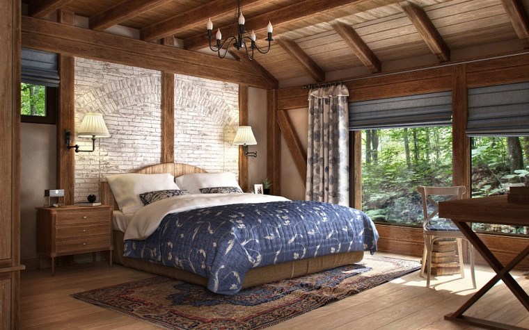 decoracion dormitorio modernos muebles madera ideas