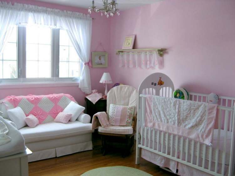 decoracion habitacion bebe rosa niñas luminosas