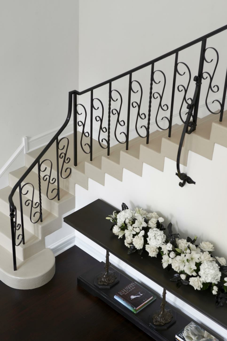 decorar con arte flores diseños escaleras