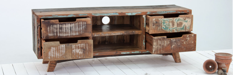 diseño estupendo mueble madera reciclada 