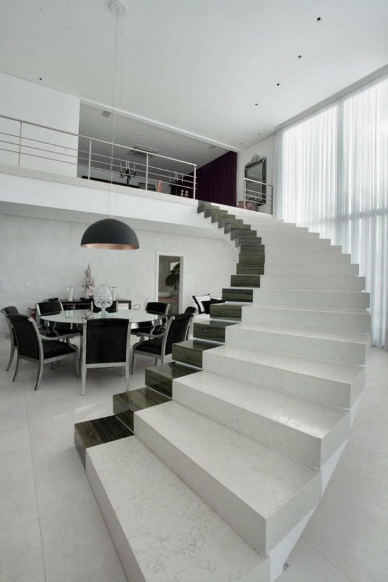 Escaleras de interior modernas - 50 diseños que marcan tendencia