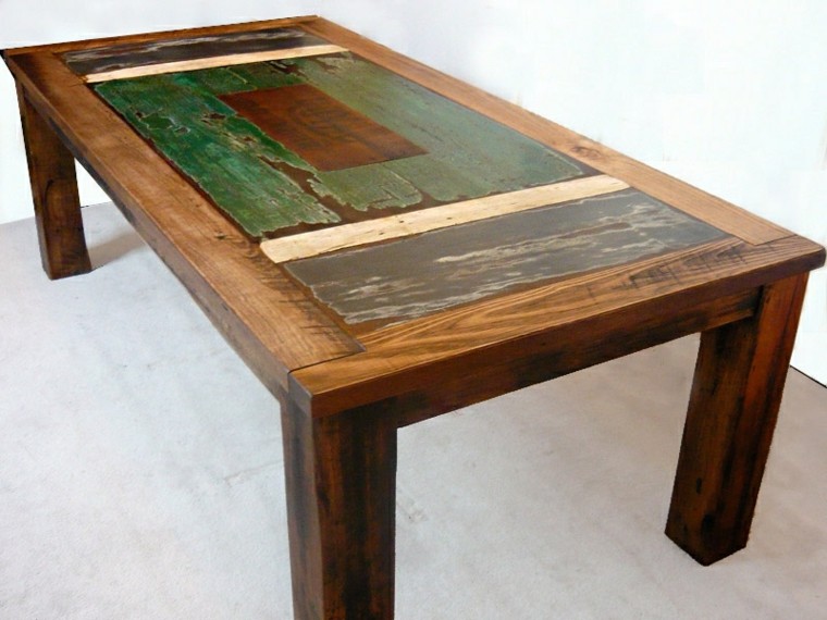 diseño mesa madera reciclada