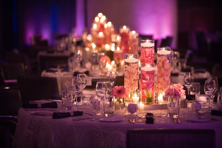 estupenda decoración centros boda