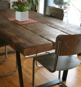Mesas de comedor modernas de madera maciza - más de 50 ideas