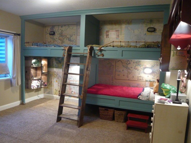 estupendo diseño cuarto dormitorio infantil
