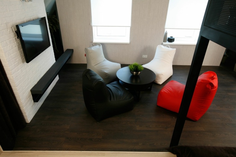 ideas decoracion interiores salones diseno simple sillones colores moderno