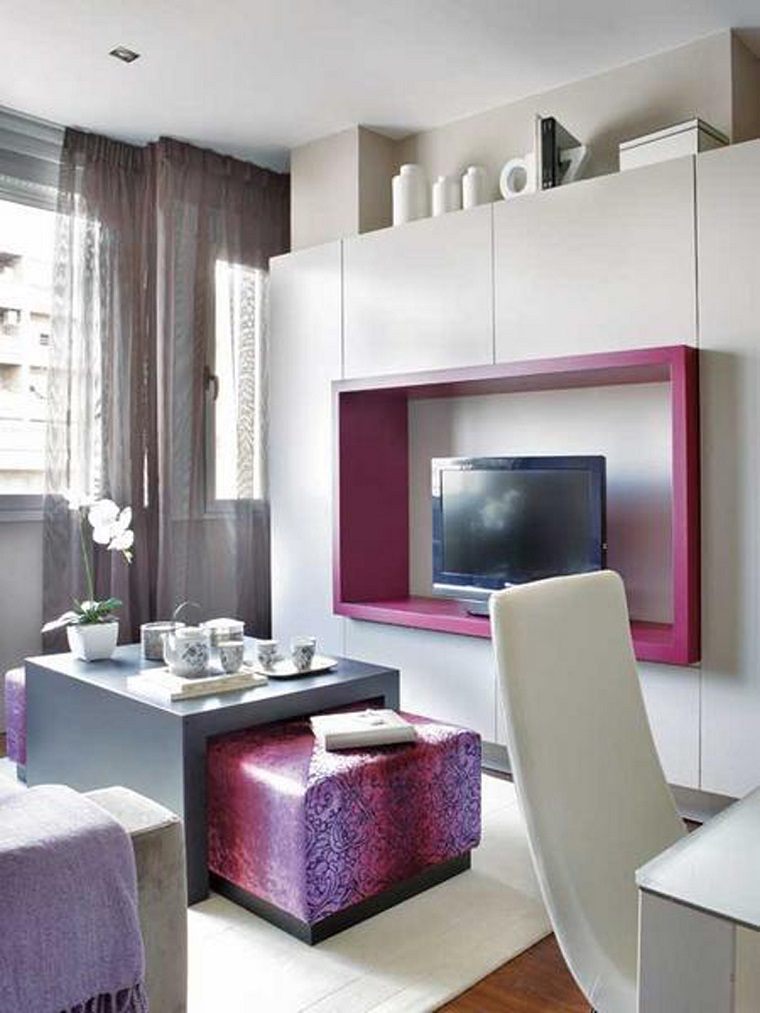 decoracion apartamentos pequeños ideas decoración interiores modernos