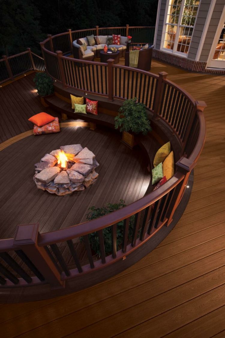acento natural jardines fuego decorado salientes sillones coloridos cojines
