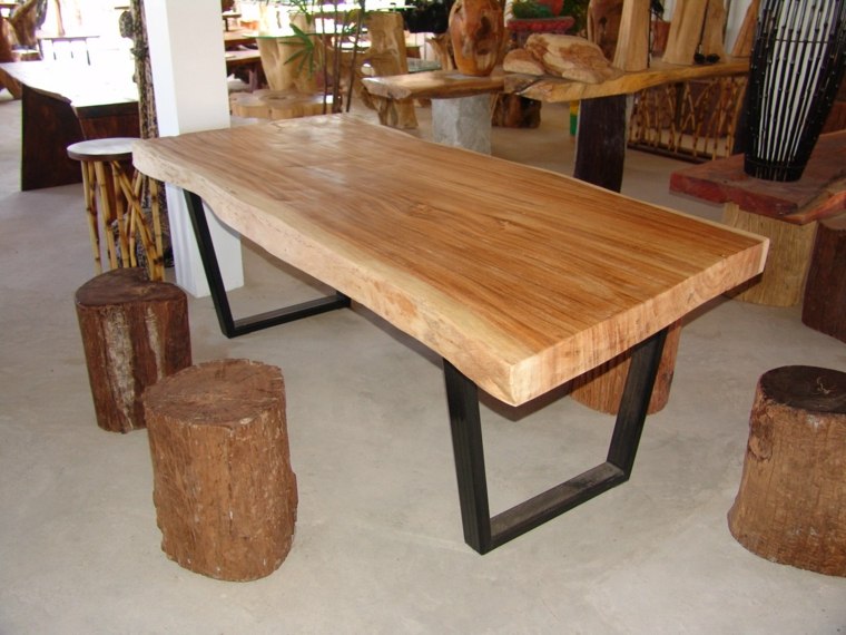 mesa superficie madera bonito duiseñio