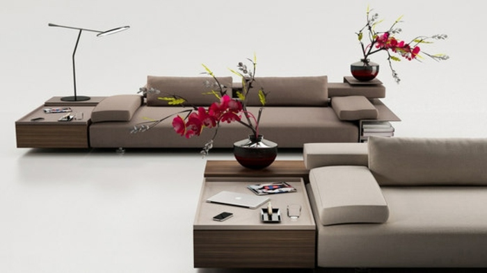 muebles de salon diseño elegante funcional soluciones flores