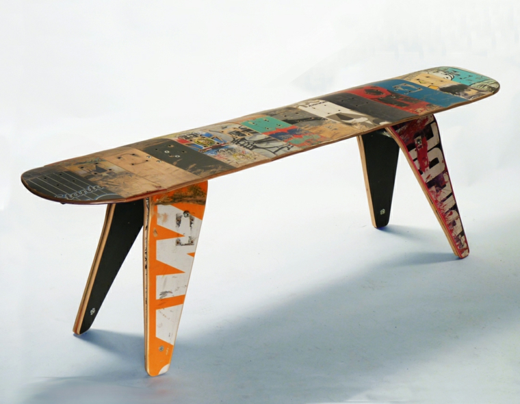 muebles reciclados tabla skate