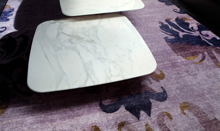muebles salon ideas marmol superficies alfombras